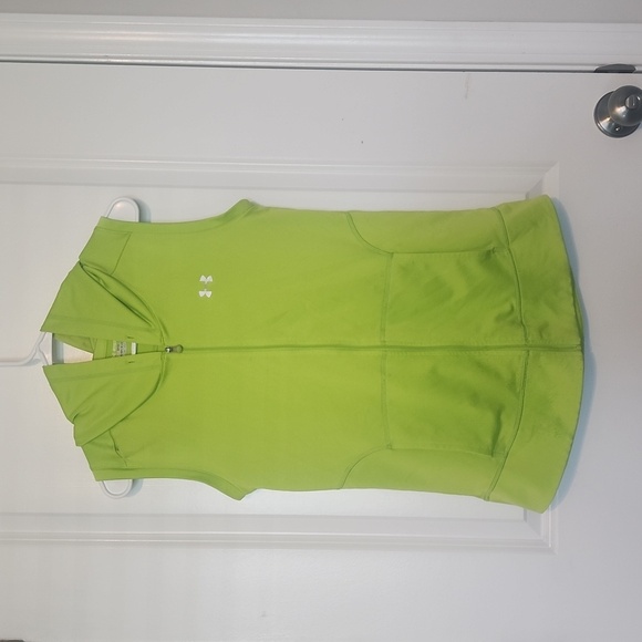 Under Armour Green heat gearsemi-fitted zipup vest size small - Picture 1 of 4